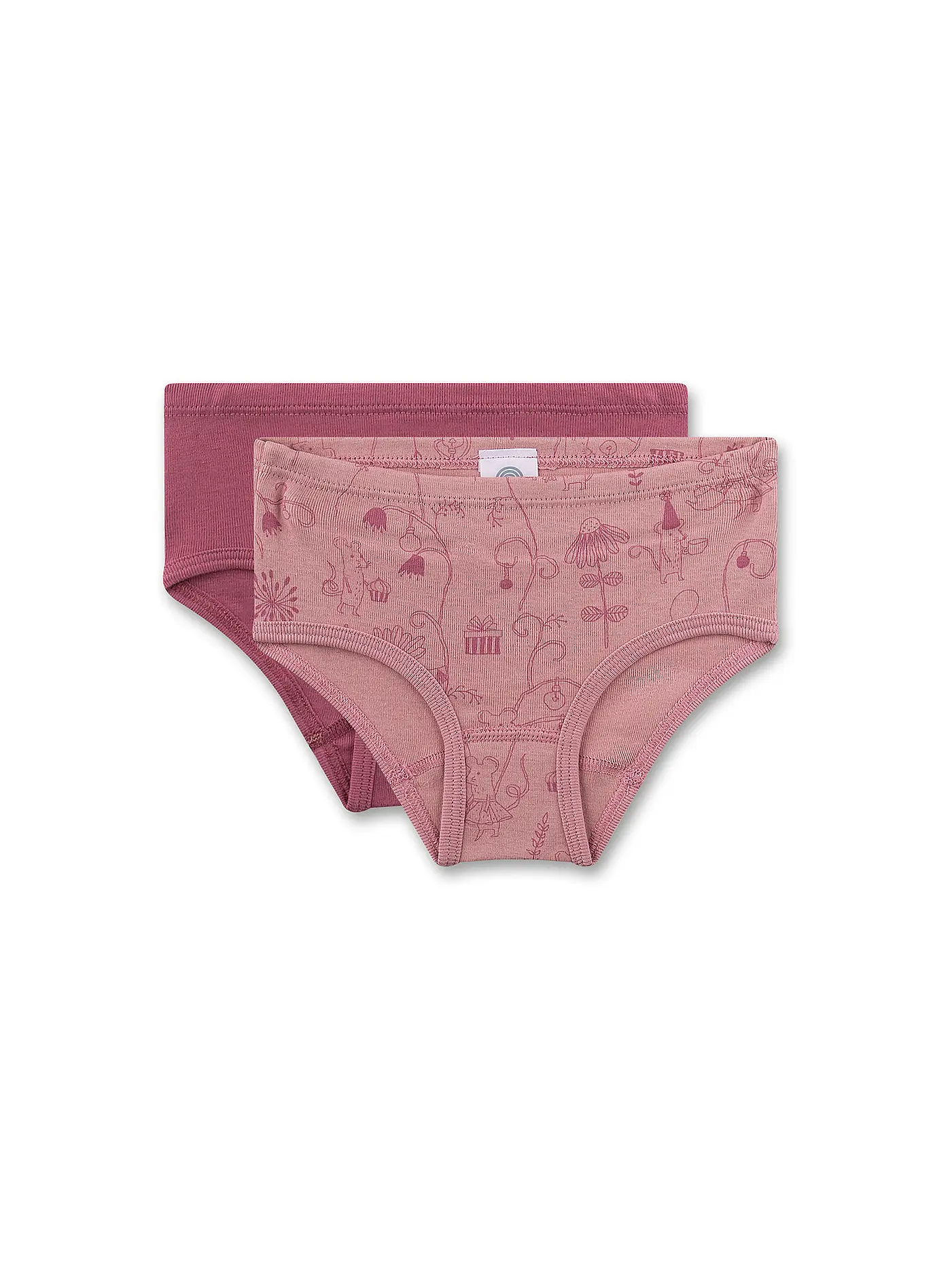 SANETTA | Mädchen Slip 2er Pkg. dark rose | 